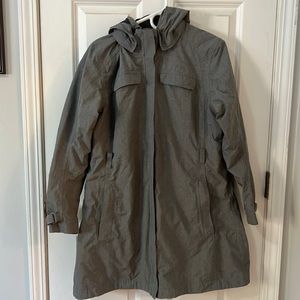 Long REI raincoat